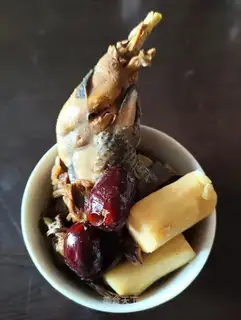 ♪ Tea, mushroom, chicken soup ♪