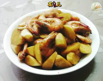 Burning shrimp white