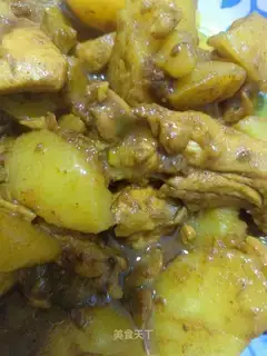 Curry chicken potatoes