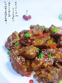Red burn ribs