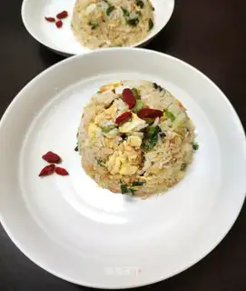 Egg onion fried rice