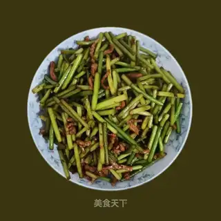 Garlic fried meat