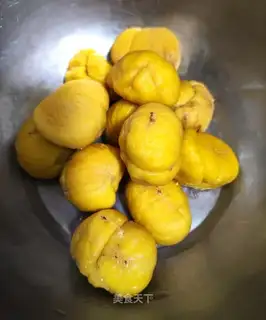 Quick chopping of the chestnuts