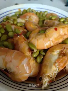 Shrimp fried beans