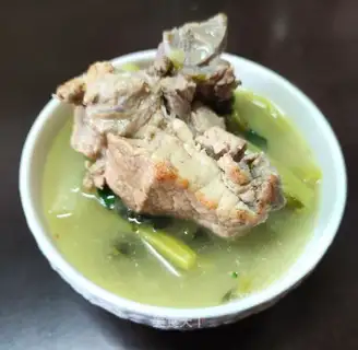 Spring crumb soup