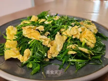 Garlic fried eggs