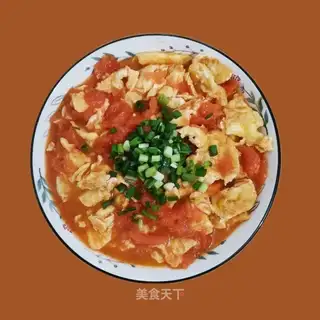 Tomato fried eggs