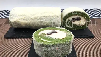 Coconut with a Swiss roll
