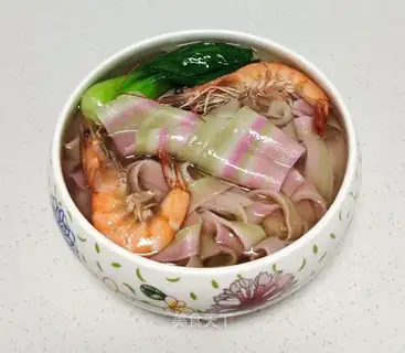 Shrimp rainbow noodles