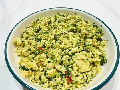 Spinach tofu