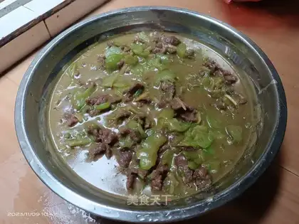 Scrambled beef