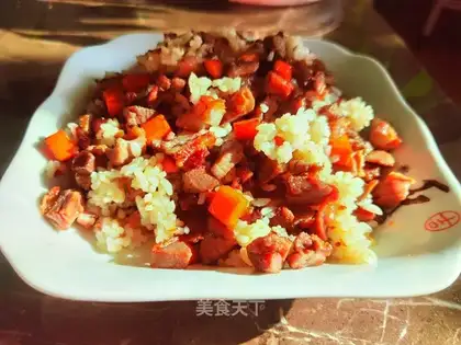 Lamb leg fried rice
