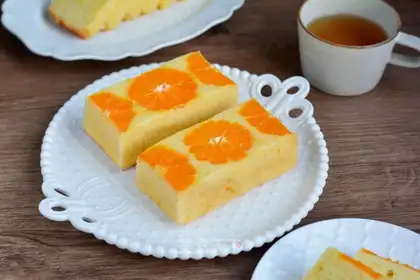 Orange fragrance sponge cake