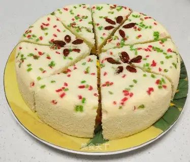 Delicious steam cake