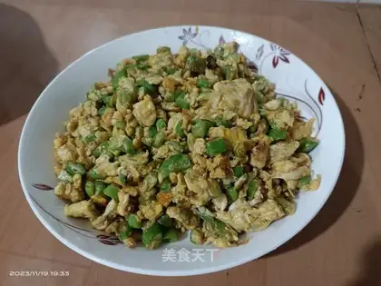 Four seasoned bean fried eggs