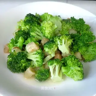 The roasted broccoli