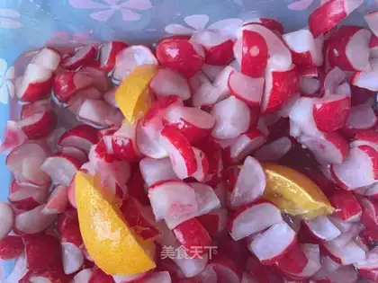 Pickle cherry carrots