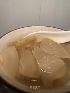 Coughing pear soup
