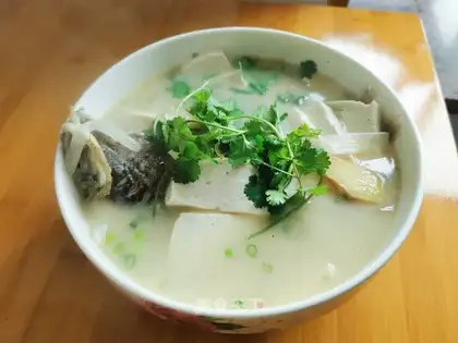 Tofu fish soup
