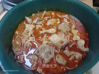 Boiled meat