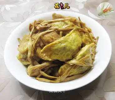 Sour chicken and egg dumplings