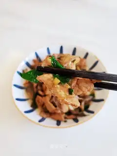 Mushroom fried meat