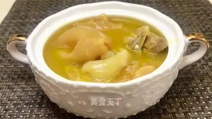 Gold soup chicken