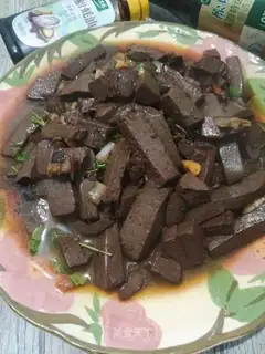 Spicy lamb blood