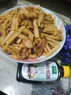 Scrambled meat