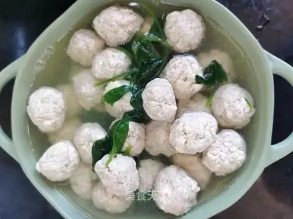 Spinach tofuballs