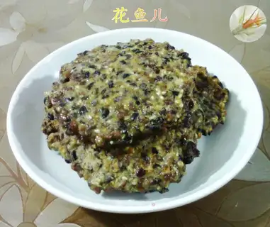Three-coloured rice cakes
