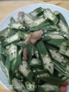 Autumn fried meat