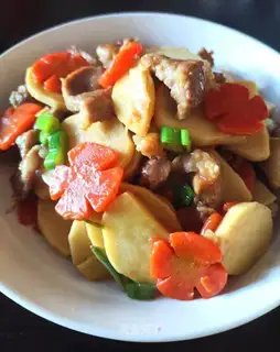 Winter fried meat