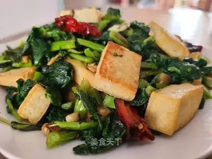 The snow is red tofu