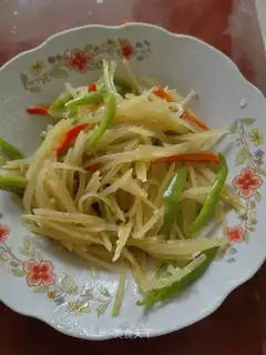 Cream pepper with potatoes