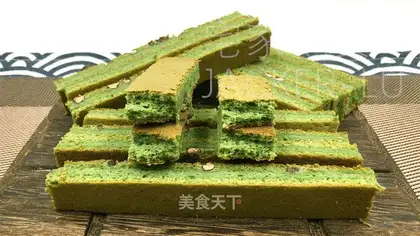 Cake with tea and cheese