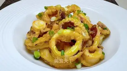 Honey mustard squid