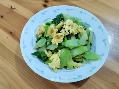 Mustard fried eggs
