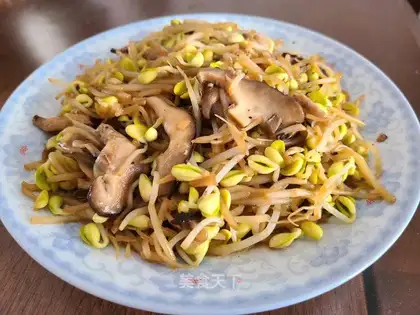 Fry mushrooms