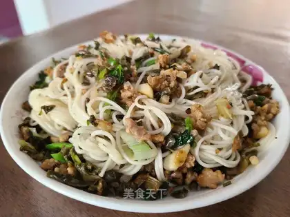The bean bean-fruit noodles