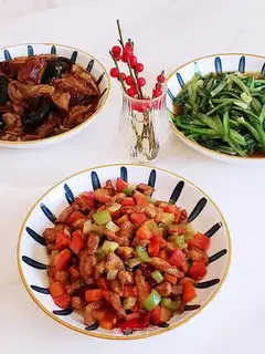 Pickle radish and chicken