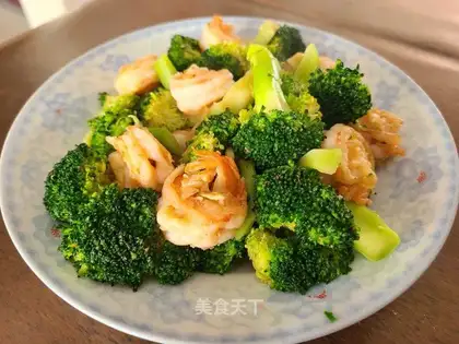 Shrimp broccoli