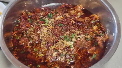 Home cooking meat