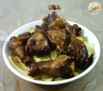 The chicken wings are so thick