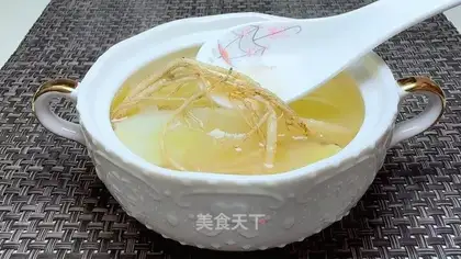 Fresh chicken soup