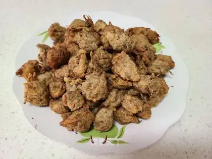Dinosaur pork dumplings