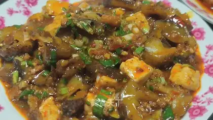 Tofu is home-made