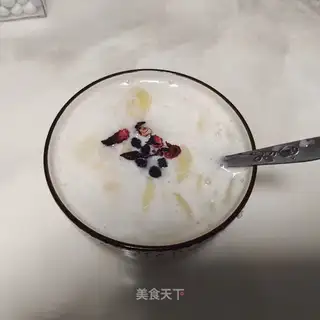Milk oatmeal cranberry