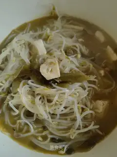 A sour dish fan soup