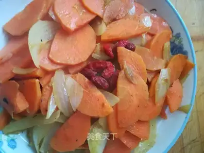 Carrot, sprouts